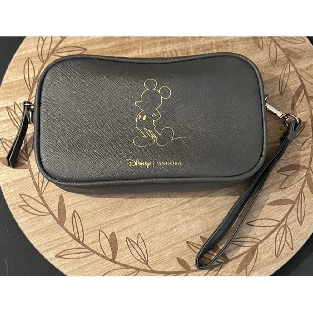 Pandora Disney Limited Edition Mickey Mouse 90th Anniversary Gray Wristlet
